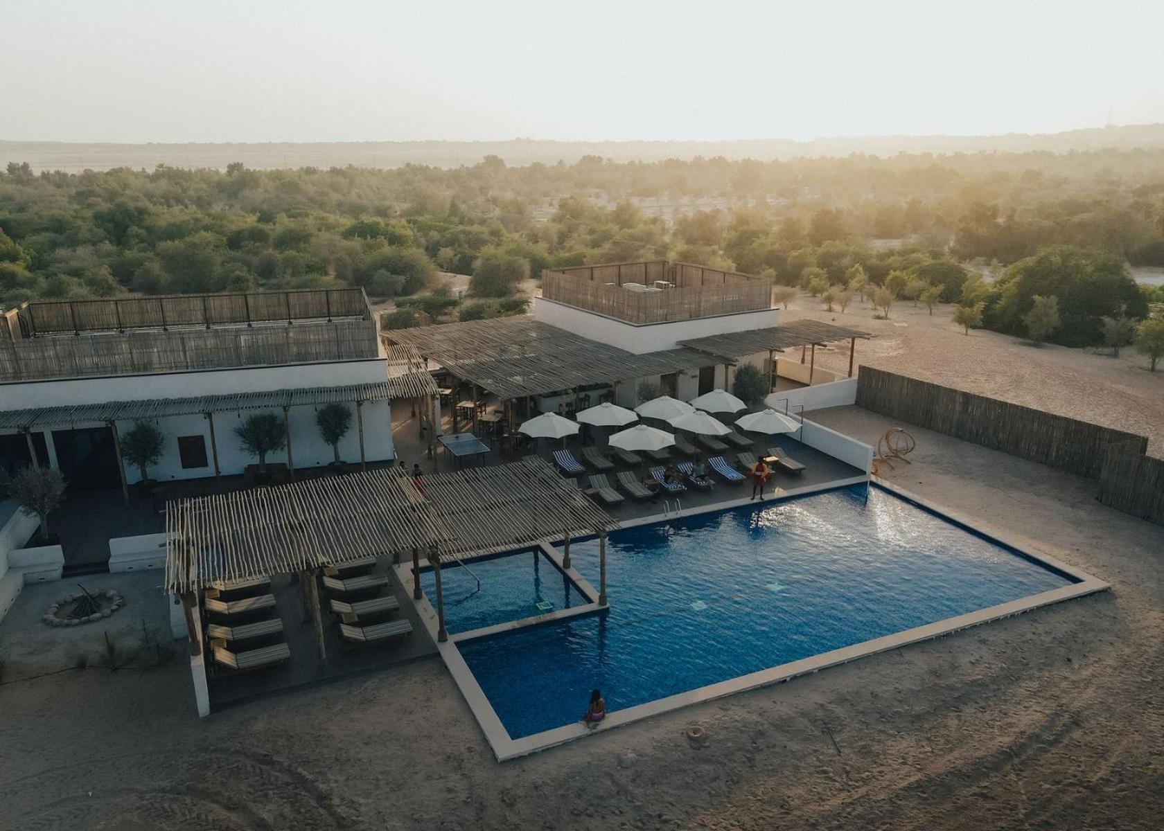 Bab Al Nojoum Al Mugheirah Resort Al Marfaʼ Exterior foto