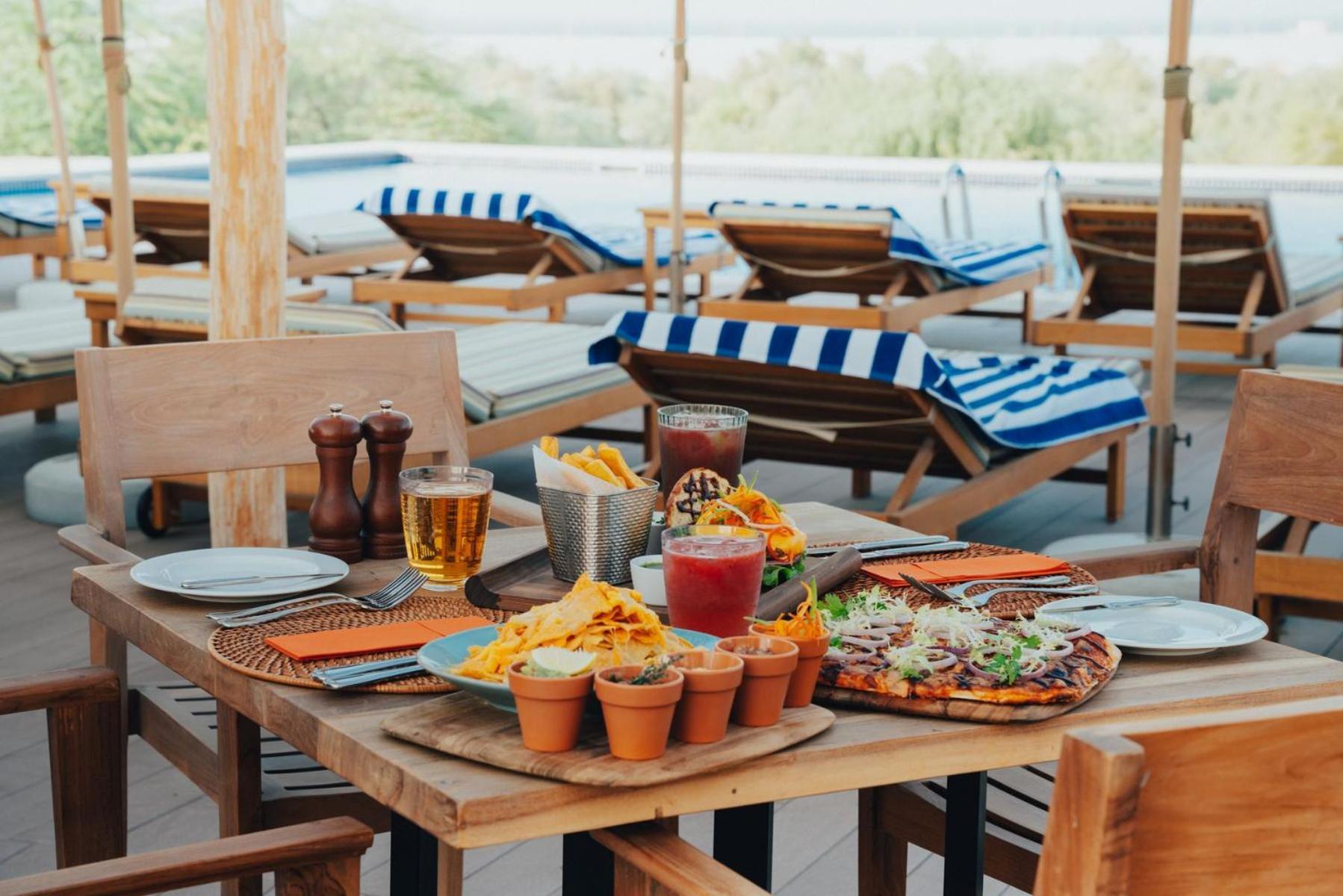 Bab Al Nojoum Al Mugheirah Resort Al Marfaʼ Exterior foto